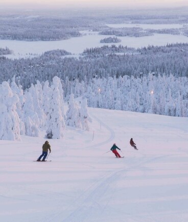 Skiurlaub im finnischen Lappland