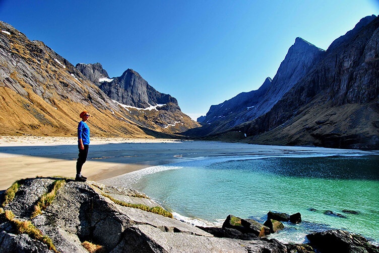 Geführte Kajak- und Wandertour für Familien auf den Lofoten