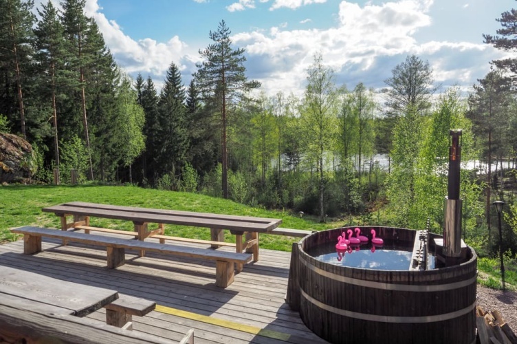 Großes Ferienhaus Südfinnland mit Hot Pot und Sauna