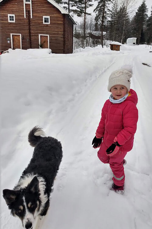 Silvester auf dem Bauernhof in den norwegischen Bergen