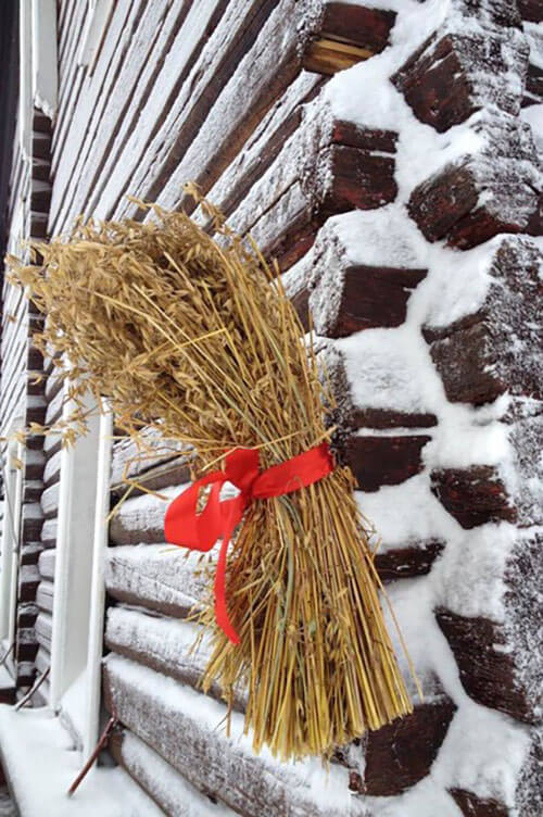 Silvester auf dem Bauernhof in den norwegischen Bergen