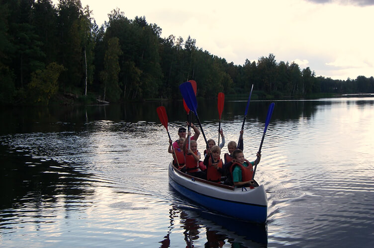 Kanu auf der Seenplatte