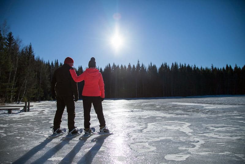 Winterurlaub Großes Ferienhaus Südfinnland mit Hot Pot und Sauna