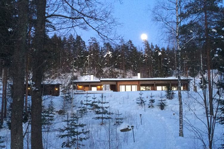 Winterurlaub Großes Ferienhaus Südfinnland mit Hot Pot und Sauna