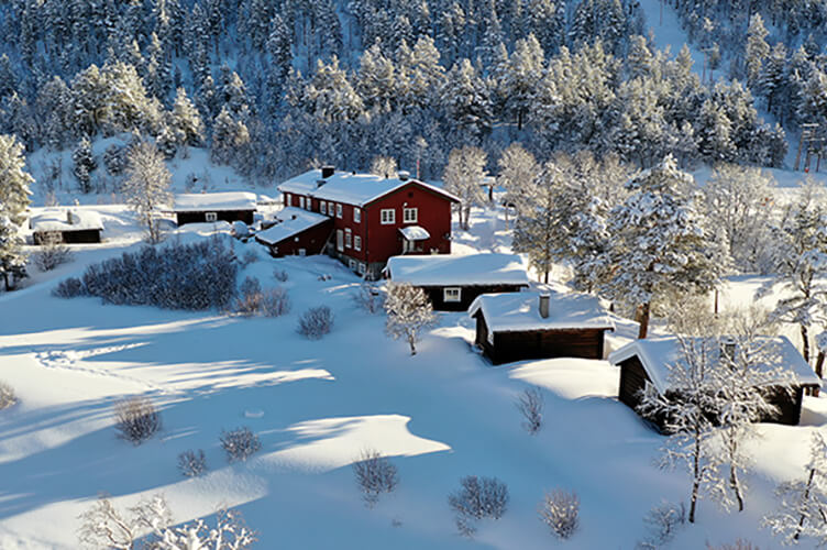 Winterlicher Hüttenurlaub am Nationalpark Rondane
