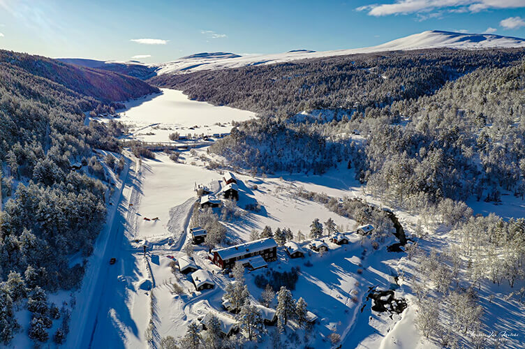 Winterlicher Hüttenurlaub am Nationalpark Rondane