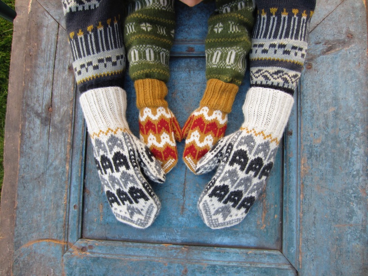 Norwegen Handschuhe stricken