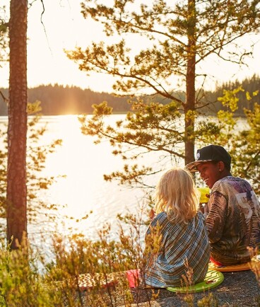 Aktiver Familienurlaub in Schwedisch Lappland