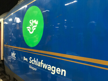 Mit dem Nachtzug nach Schweden