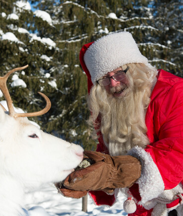 Zu Besuch beim Weihnachtsmann in Finnland