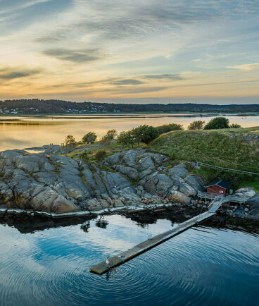 Malerische Küste Westschwedens