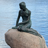 Die Meerjungfrau in Kopenhagen.